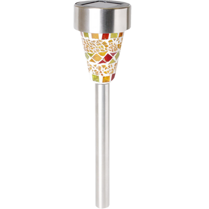 home Solarna vrtna LED lampa, mozaik, staklo / metal, 300 mAh - MX 459/1