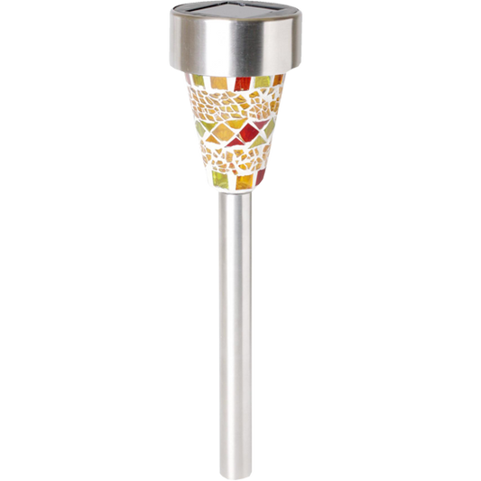 home Solarna vrtna LED lampa, mozaik, staklo / metal, 300 mAh - MX 459/1