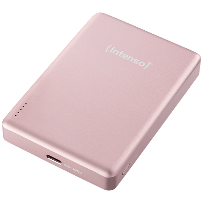 (Intenso) Prijenosni punjač, MagSafe, 10000mAh, bežični - POWERBANK MW10000 Rose