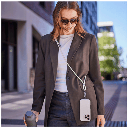 (Intenso) Vezica za mobitel i kabel za punjenje/podatkovni kabel - Cell Phone Charging Lanyard Beige