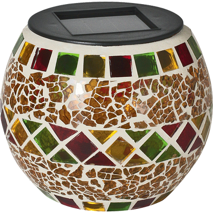 home Solarna vrtna dekorativna svjetiljka, svjećnjak,žuti, 300mAh - MX 512/S