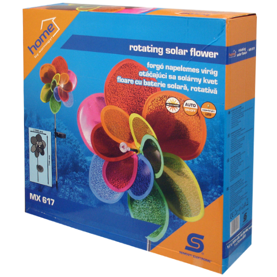 home Solarna vrtna dekorativna svjetiljka, cvijet, 300 mAh - MX 617