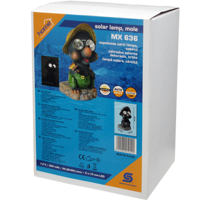 home Solarna vrtna dekorativna rasvjeta, krtica, 300 mAh - MX 636