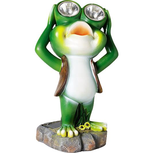 home Solarna vrtna dekorativna rasvjeta, žabica, 300 mAh - MX 638