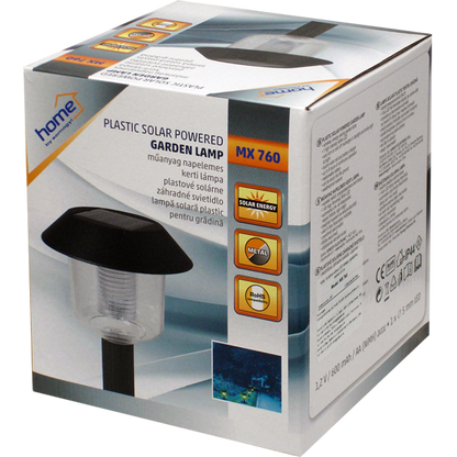 home Solarna vrtna LED lampa, plastična, 600 mAh - MX 760