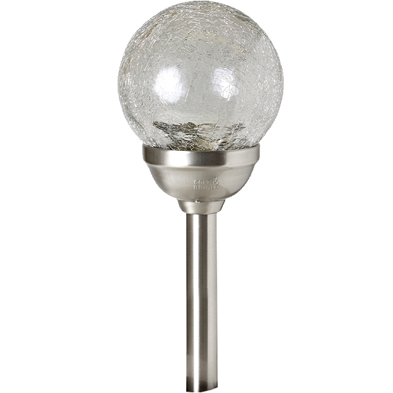 home Solarna vrtna LED lampa, staklena sfera, 600 mAh - MX 826