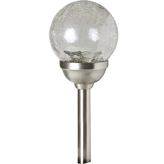 home Solarna vrtna LED lampa, staklena sfera, 600 mAh - MX 826