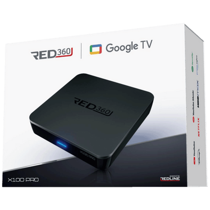 REDLINE Prijemnik Google TV, 4K, 2GB / 16 GB, WiFi, Bluetooth, LAN - RED360 X100 PRO