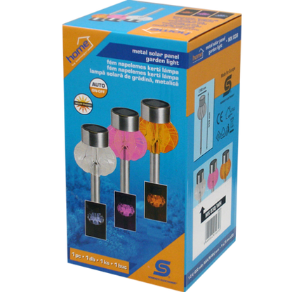 home Solarna vrtna dekorativna LED lampa, 600 mAh - MX 838/WH