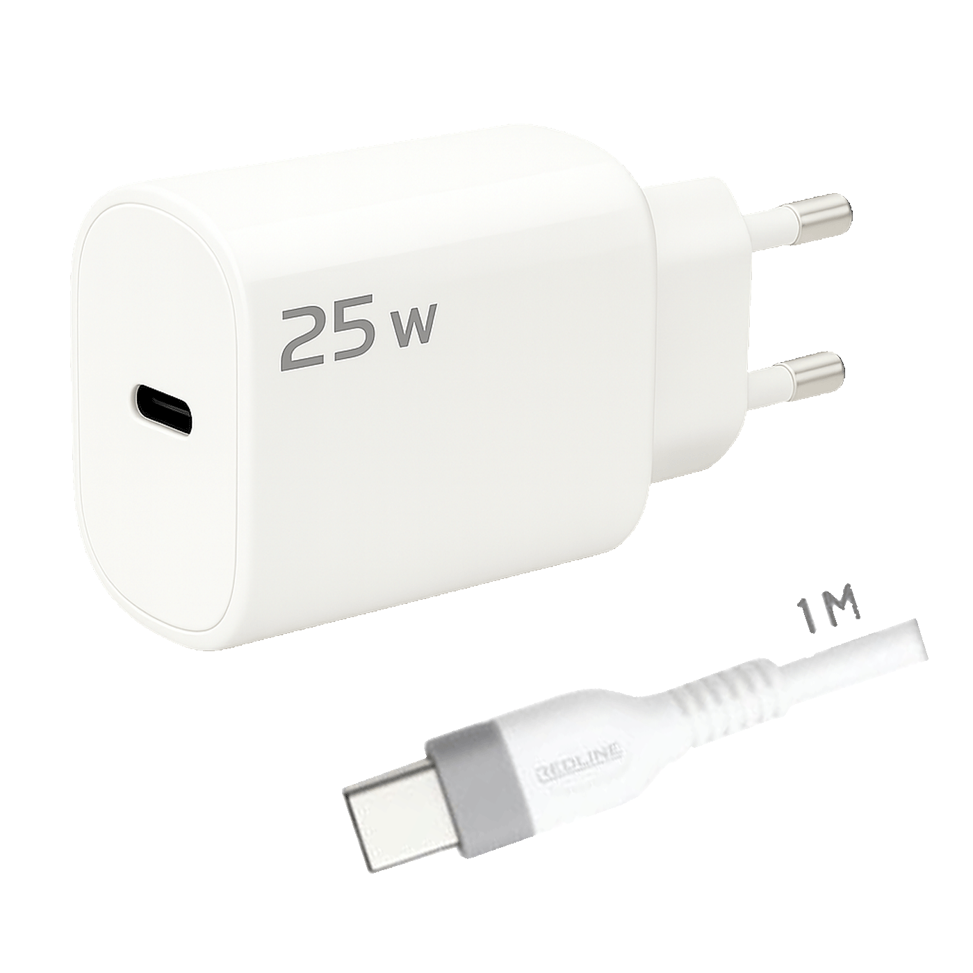 REDLINE Punjač sa USB-C kablom, 25W - G25C+CC-1M