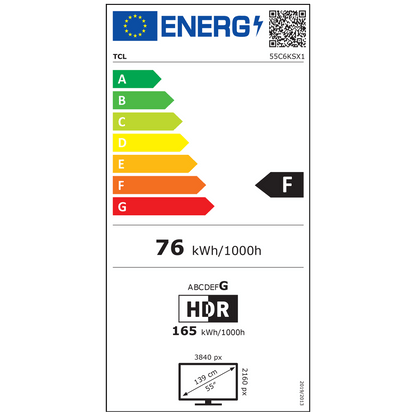 TCL Televizor Smart QD-Mini LED 4K UltraHD 55", Google TV - 55C6KS