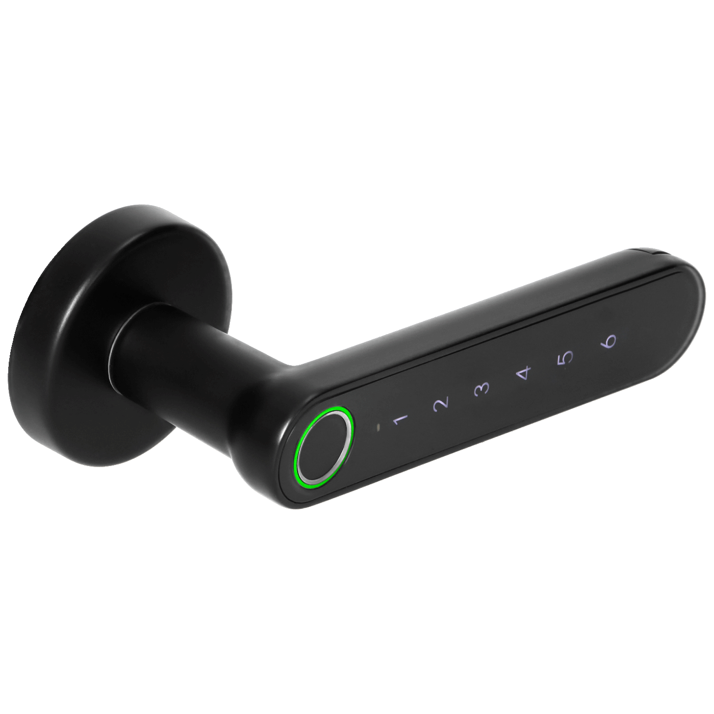 Orno Pametna brava s dodirnom tipkovnicom, čitač otiska prsta, BT - OR-ZS-853/B