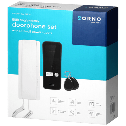 Orno Interfon, set, ENIR, bijela - OR-DOM-BA-935/W