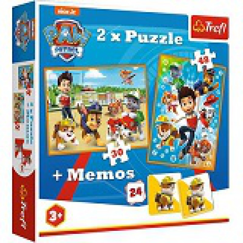 Trefl Puzzle 2 u 1 30+48 + Memorija