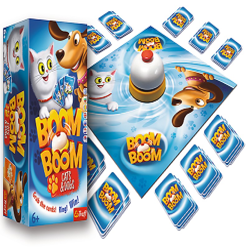 Igra Boom Boom Psi I Mačke 02364 Trefl