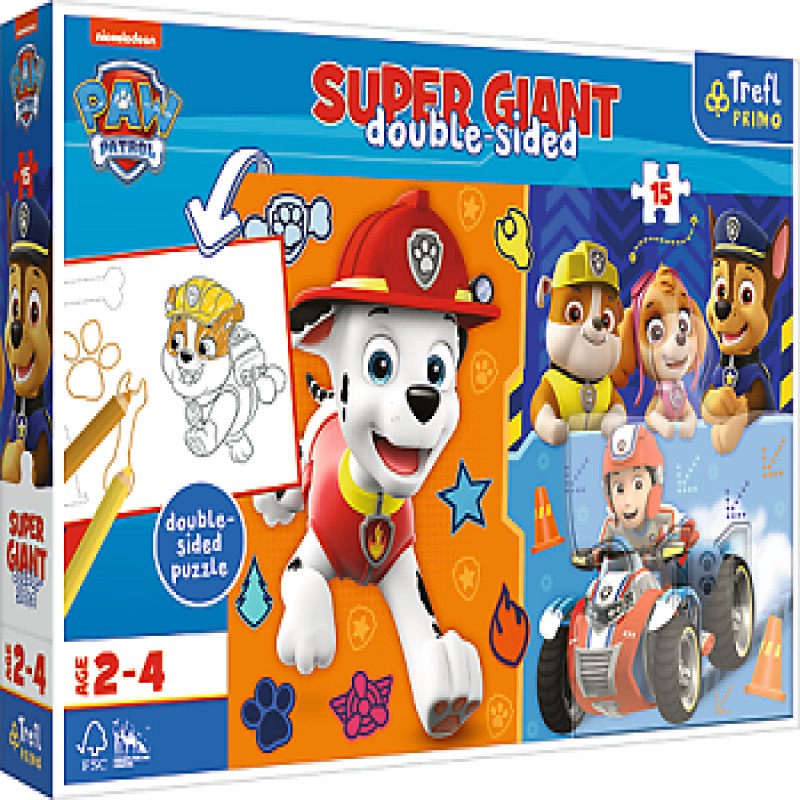 Puzzle Baby 15 3 U 1 Super Giant Trefl