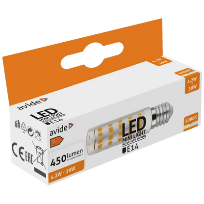 Avide LED sijalica, 4.2W, E14, 4000K, IP20 - ABJD14NW-4.2W-B