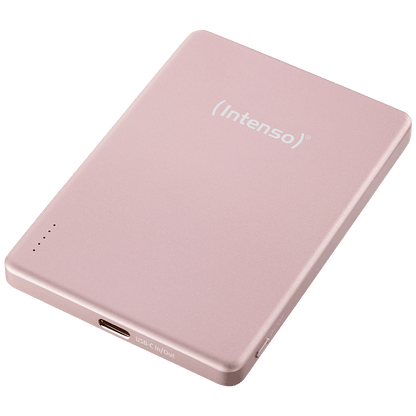 (Intenso) Prijenosni punjač, MagSafe, 5000mAh, bežični, Rose - POWERBANK MW5000 Rose