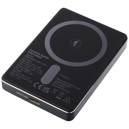 (Intenso) Prijenosni punjač, MagSafe, 10000mAh, bežični - POWERBANK MW10000 Gray