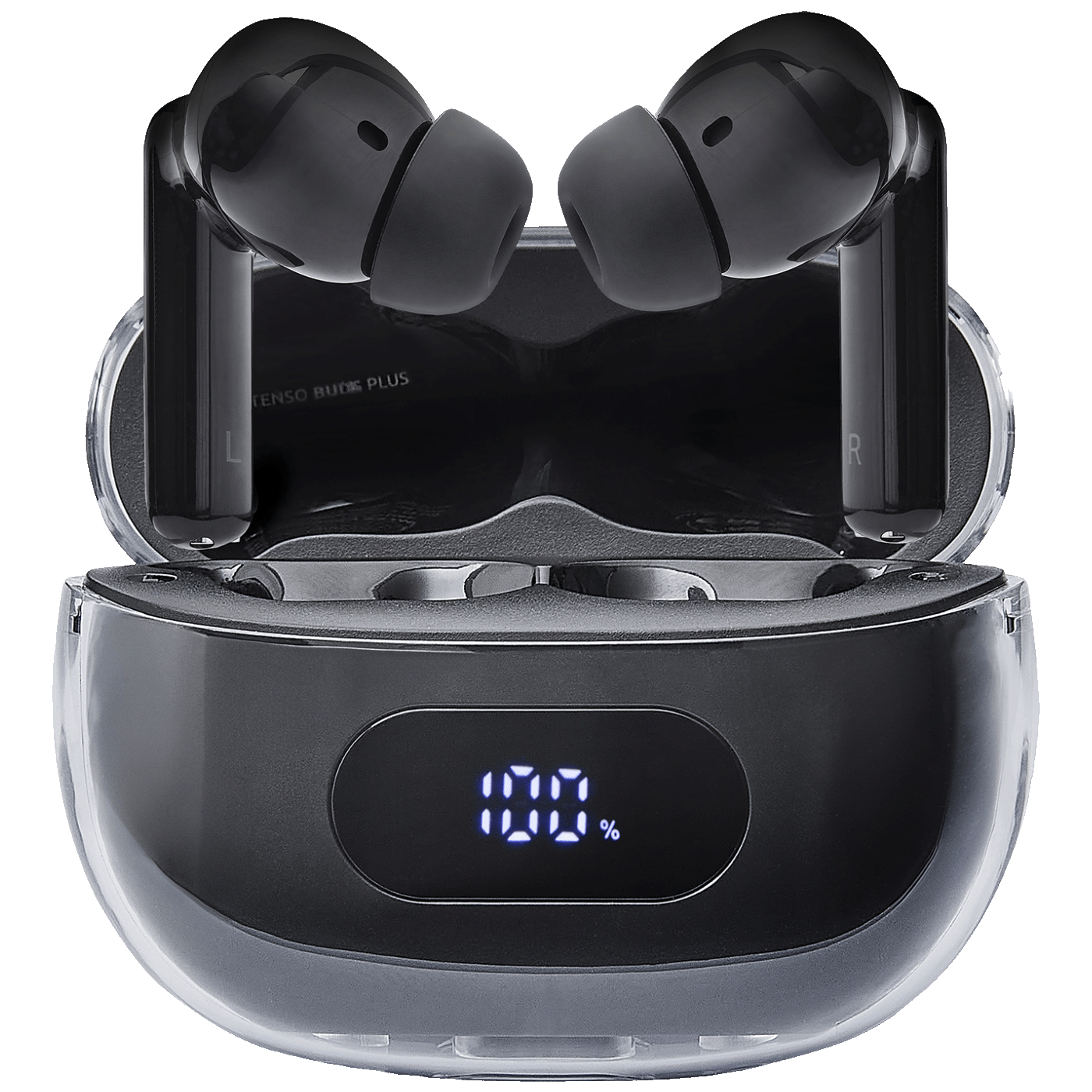 (Intenso) Slušalice bežične sa kutijicom za punjenje, ANC, Bluetooth - Buds Plus T310AE Black