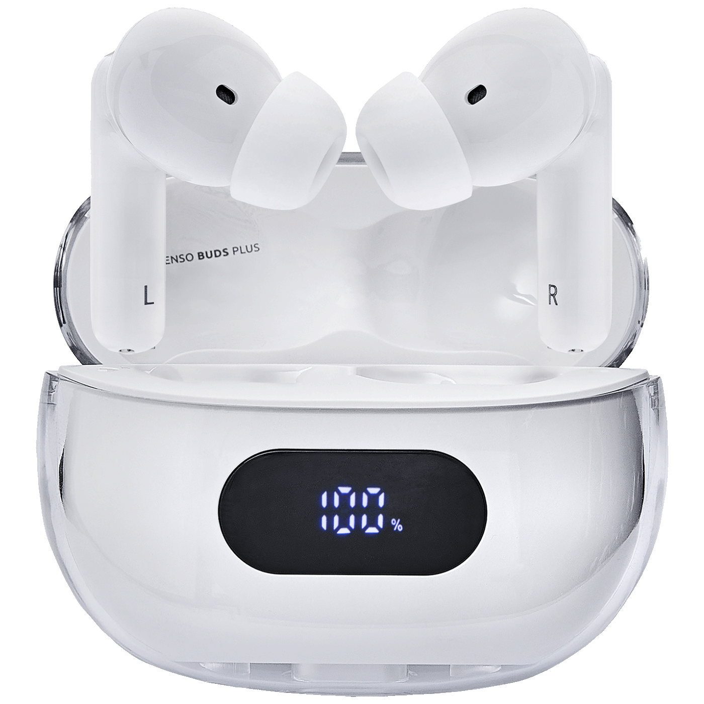 (Intenso) Slušalice bežične sa kutijicom za punjenje, ANC, Bluetooth - Buds Plus T310AE White