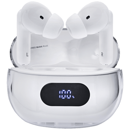(Intenso) Slušalice bežične sa kutijicom za punjenje, ANC, Bluetooth - Buds Plus T310AE White
