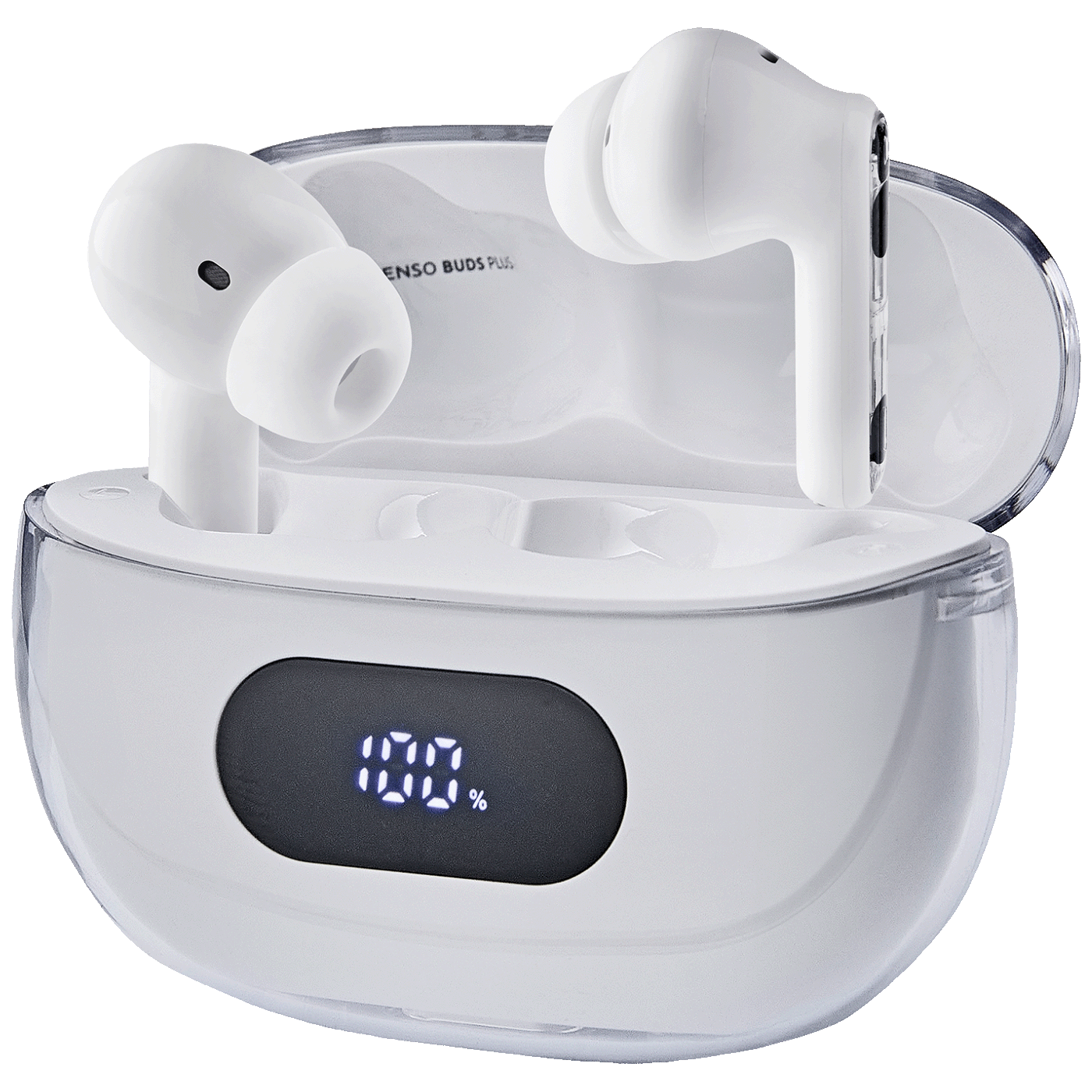 (Intenso) Slušalice bežične sa kutijicom za punjenje, ANC, Bluetooth - Buds Plus T310AE White