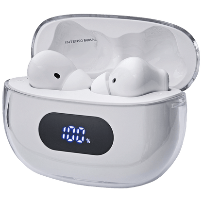 (Intenso) Slušalice bežične sa kutijicom za punjenje, ANC, Bluetooth - Buds Plus T310AE White