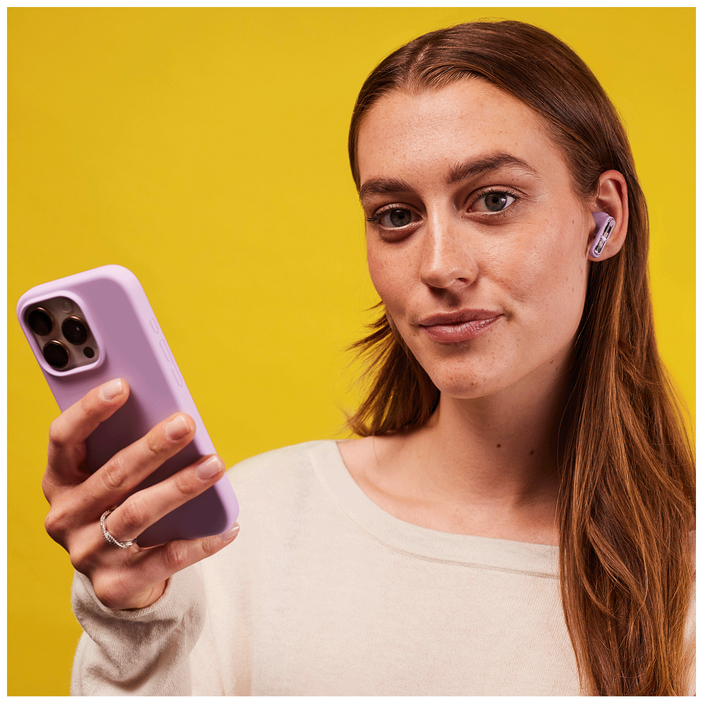 (Intenso) Slušalice bežične sa kutijicom za punjenje, ANC, Bluetooth - Buds Plus T310AE Purple