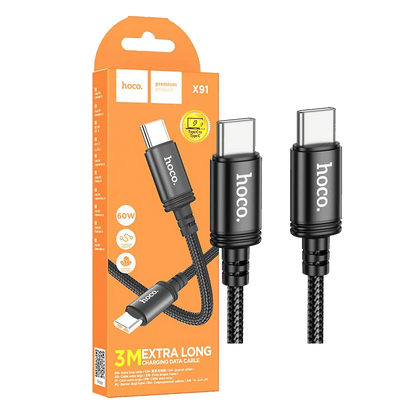 hoco. USB kabl za smartphone, type C, dužina 3 met., 60W - X91 Radiance