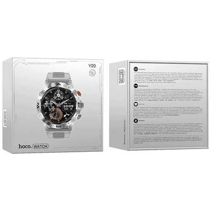 hoco. Pametni sat, 1.53" zaslon, Bluetooth, IP67 - Y20 Silver