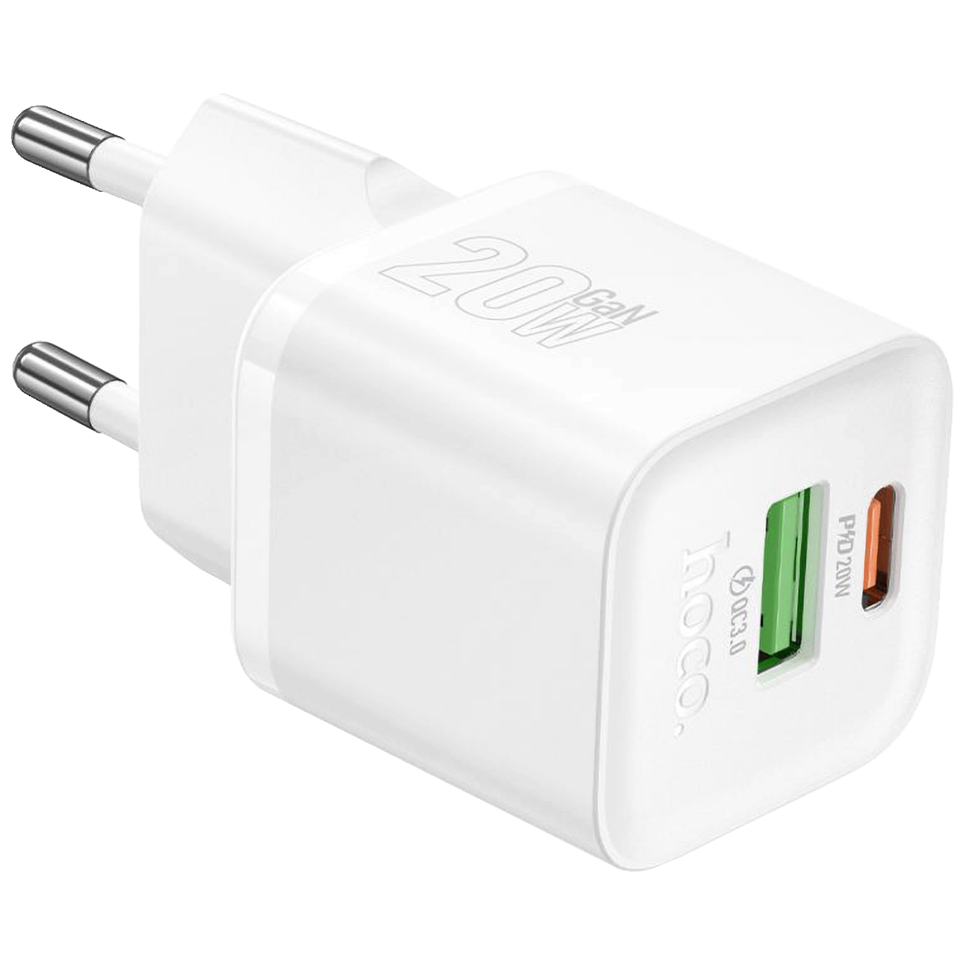 hoco. Punjač kućni, brzi, PD20W + QC3.0, GaN - N65 Ingenious