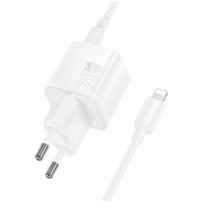 hoco. Punjač kućni sa type C - Lightning kabelom, PD20W + QC3.0 - N65 Ingenious type C-Lightning