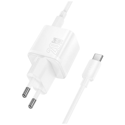hoco. Punjač kućni sa type C kabelom, PD20W + QC3.0 - N65 Ingenious type C