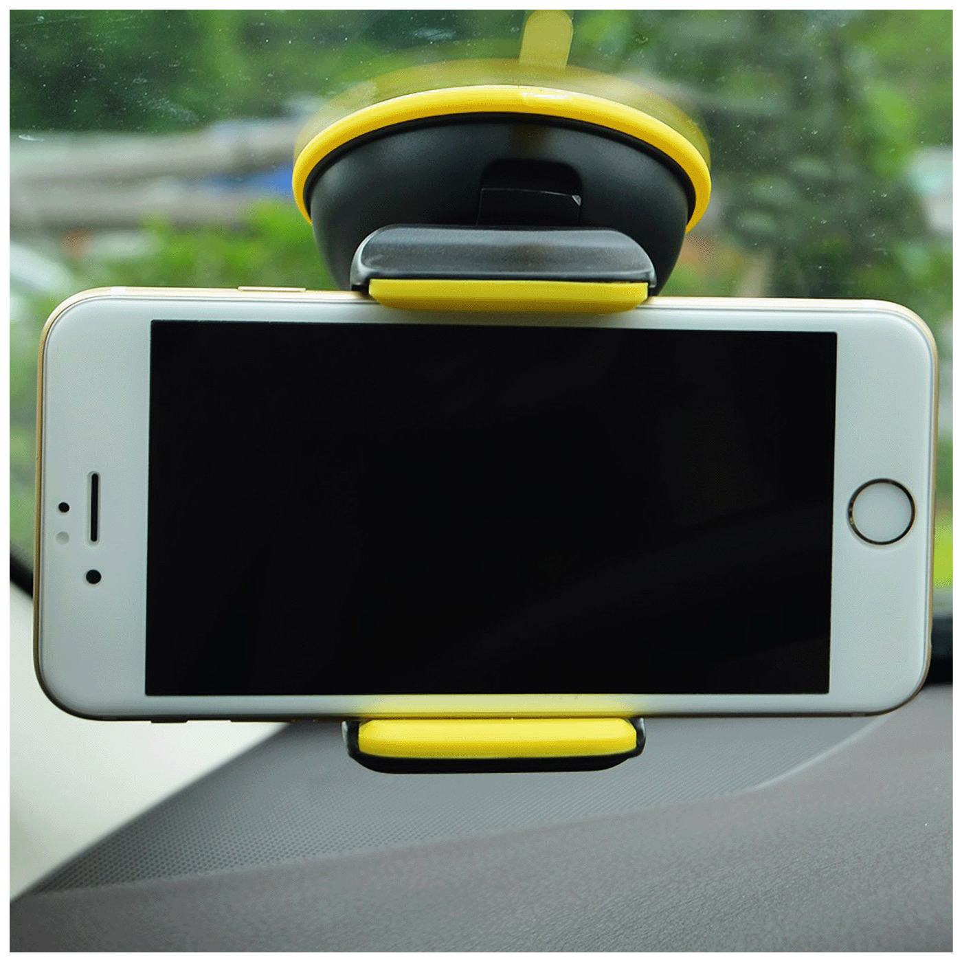 hoco. Auto držač za mobilne uređaje, vakuum - CA5 Yellow