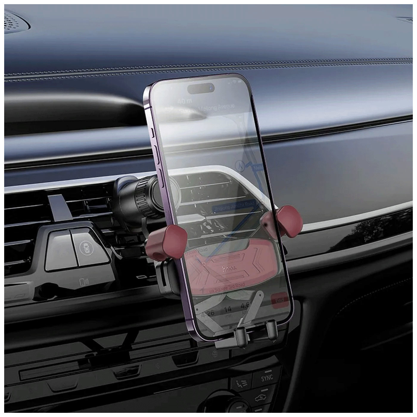 hoco. Auto držač za mobilne uređaje - H66 Black&Red