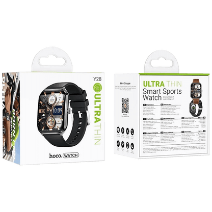 hoco. Pametni sat, 1.96", AMOLED zaslon, Bluetooth , IP67 - Y28 Black