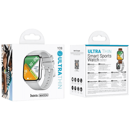 hoco. Pametni sat, 1.96", AMOLED zaslon, Bluetooth , IP67 - Y28 Silver