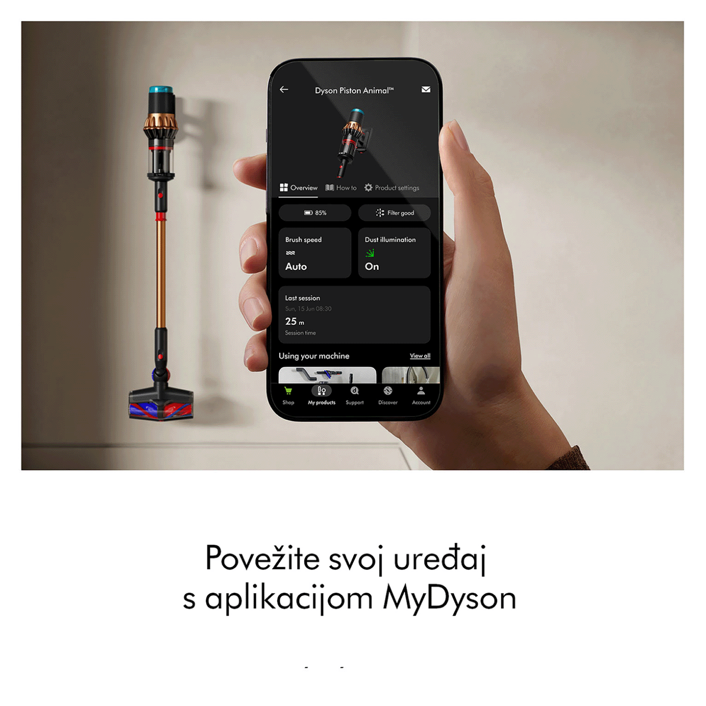 Dyson Usisavač ručni, akumulatorski - V16 Piston Animal