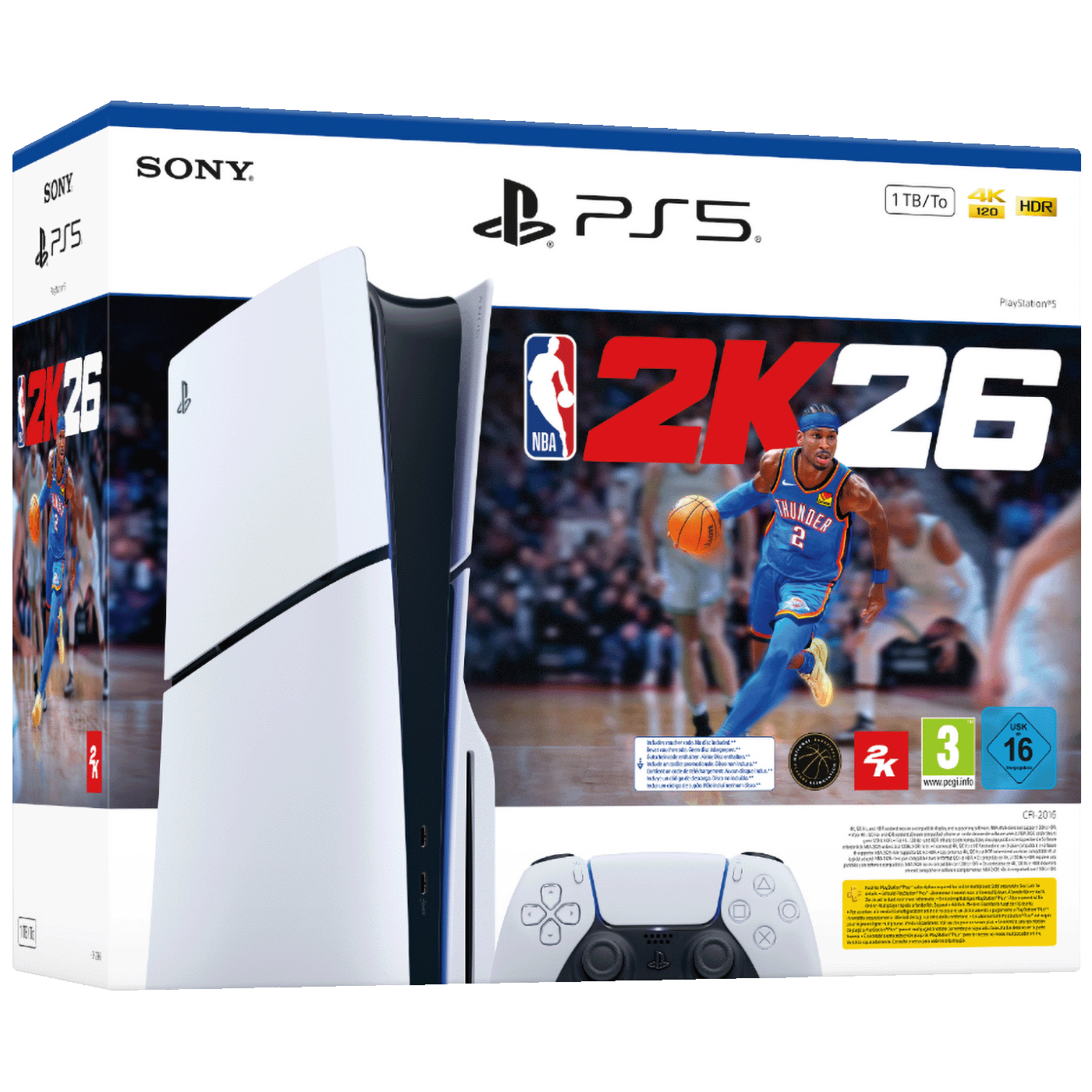 Sony Igraća konzola PlayStation 5 + NBA 2K26 VCH - PS5 Slim D chassis + NBA 2K26 VCH