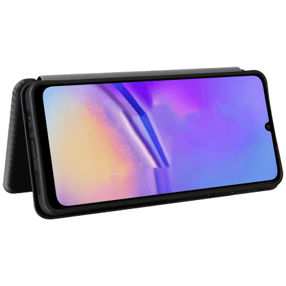 NN-Su Futrola preklopna za Samsung A07, koža, crna - Galaxy A07 Flip Leather Phone Case