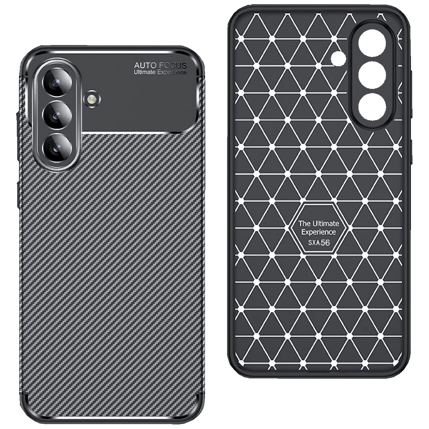 NN-Su Maska za Samsung A56, Carbon Fiber Texture, crna - Galaxy A56 TPU Phone Case