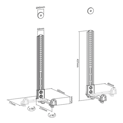Maclean Univerzalni nosač za soundbar, do 15kg. - MC-914