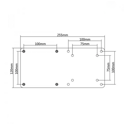 Maclean Adapter VESA za nosač za monitor, 75x75 na 100x100 - MC-721