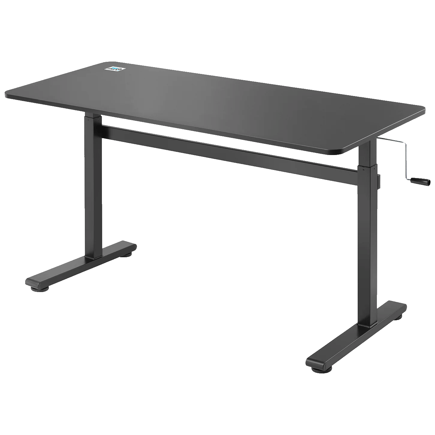 Ergo Office Radni stol 140 x 60 cm, podesiva visina, crna - ER-401 B