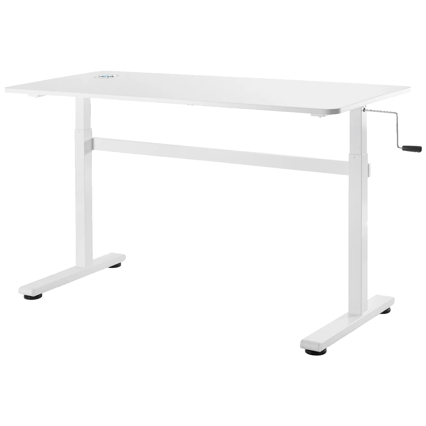 Ergo Office Radni stol 140 x 60 cm, podesiva visina, bijela - ER-401 W