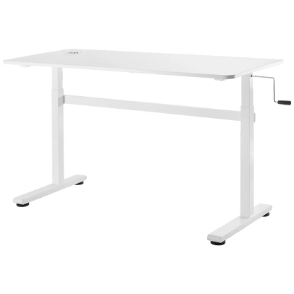 Ergo Office Radni stol 140 x 60 cm, podesiva visina, bijela - ER-401 W