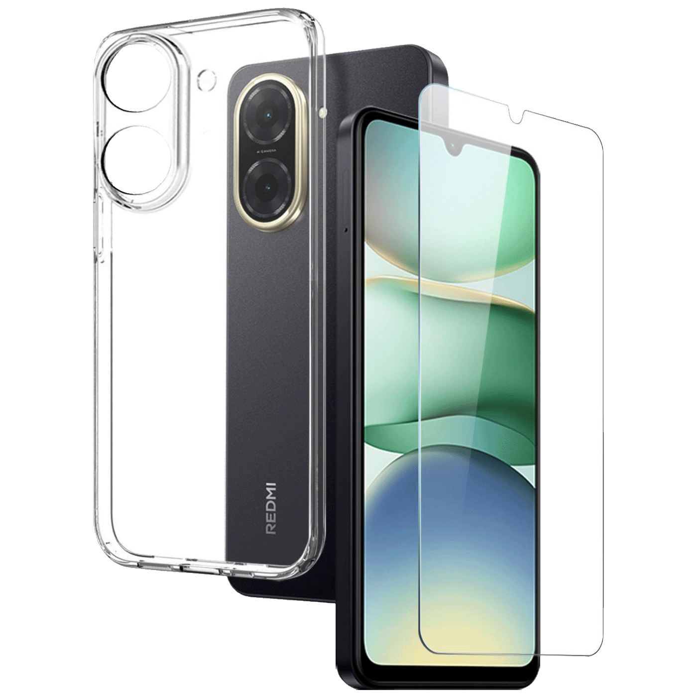 NN-Su Maska za Redmi A5 4G sa sa zaštitom ekrana - Redmi A5 Phone Case;Tempered Glass