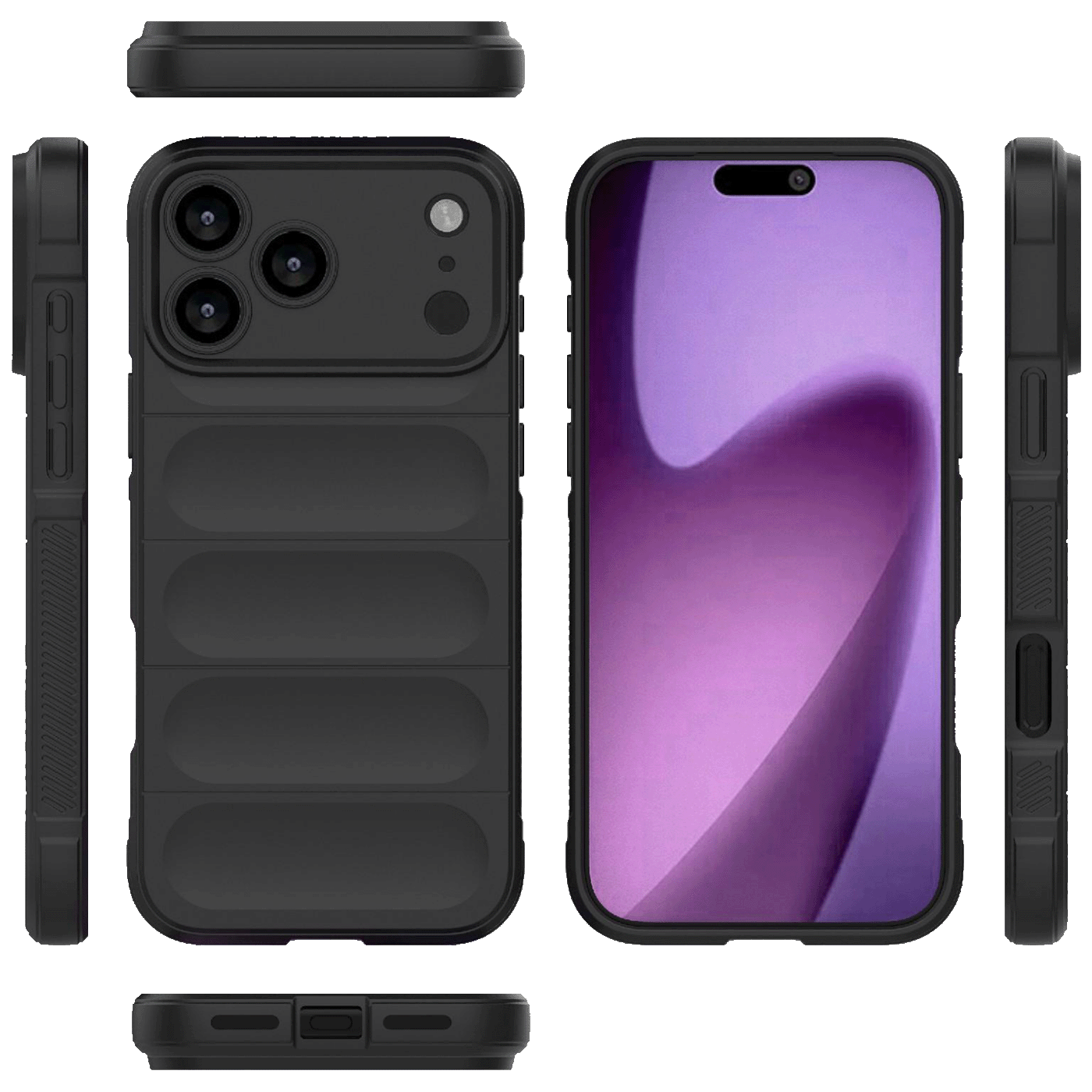 NN-Su Maska za iPhone 17 Pro Max, crna - iPhone 17 Pro Max TPU Phone Case