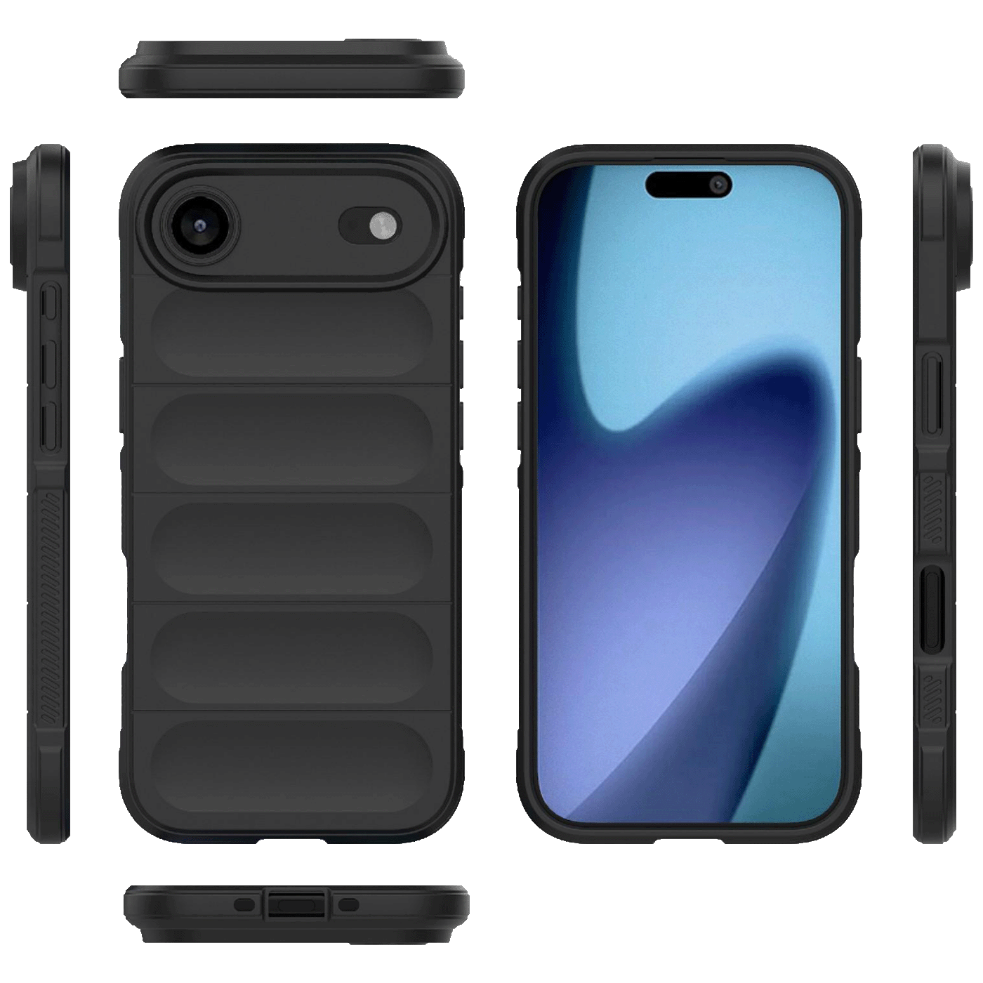 NN-Su Maska za iPhone 17 Air, crna - iPhone 17 Air TPU Phone Case